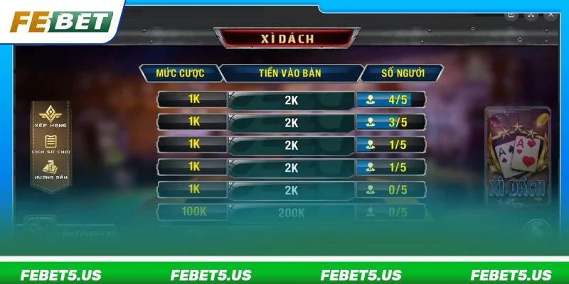 Các bước gia nhập sảnh Game bài FEBET dễ dàng hơn bạn tưởng