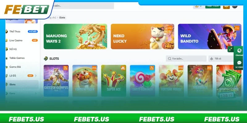Nổ Hũ Online FEBET Có Nên Chơi? Mẹo Giật Jackpot Bạc Tỷ Cược game Nổ hũ online tại nhà cái FEBET rất đơn giản và dễ tham gia