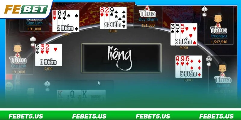 Liêng FEBET: 03 Tuyệt Chiêu Cược Bài Lá Trên Cơ Đối Thủ Hiểu luật chơi Liêng FEBET để tự tin tất tay mọi ván cược