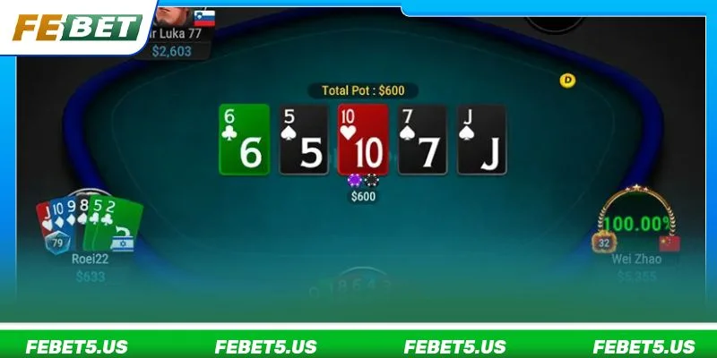 Poker FEBET: Luật Chơi, Mẹo Đánh Bài Làm Chủ Bàn Cược 2026 Ván chơi Poker tại nhà cái sôi động với những giao dịch bạc tỷ